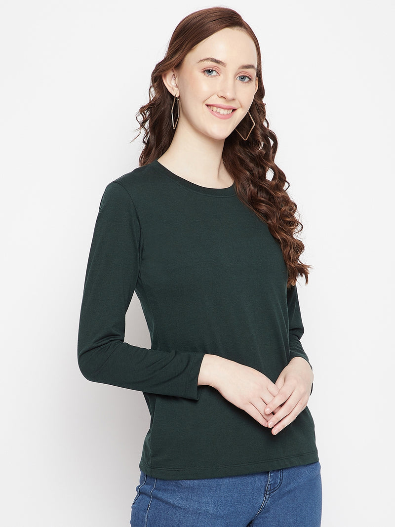 WOMEN COTTON FULL SLEEVE T-SHIRT