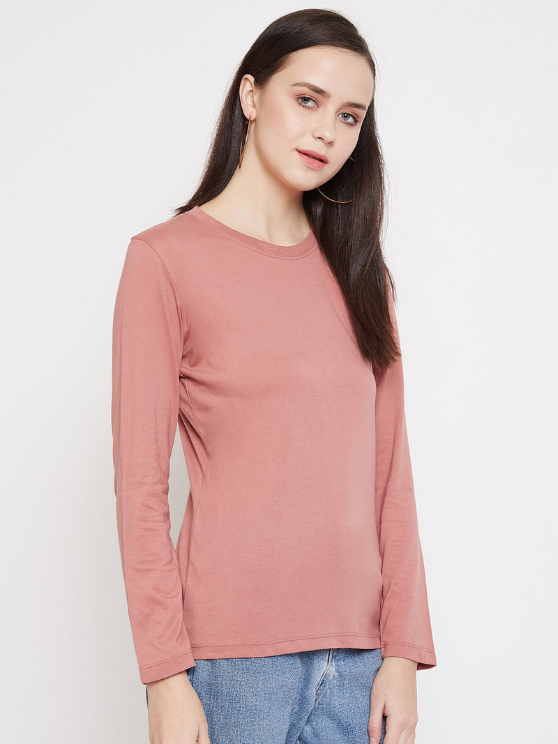WOMEN COTTON FULL SLEEVE T-SHIRT