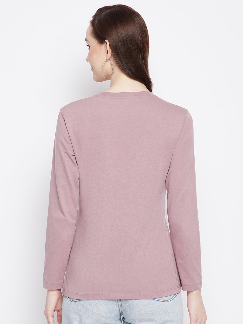 WOMEN COTTON FULL SLEEVE T-SHIRT
