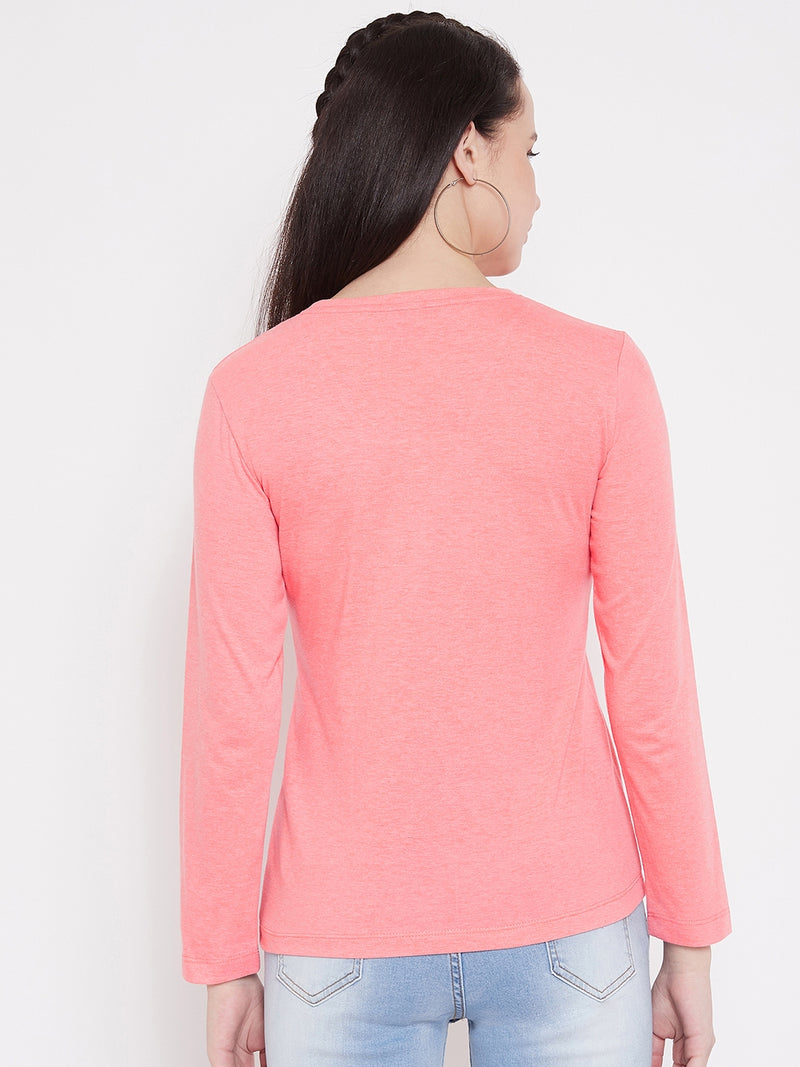 WOMEN COTTON FULL SLEEVE T-SHIRT