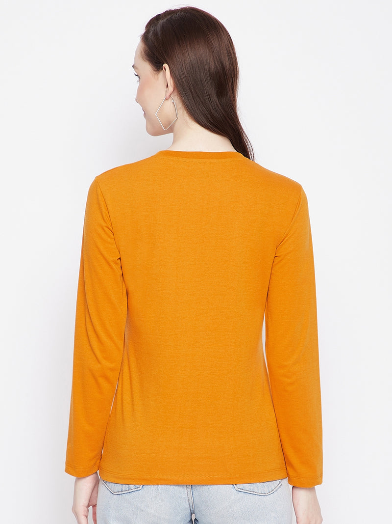WOMEN COTTON FULL SLEEVE T-SHIRT