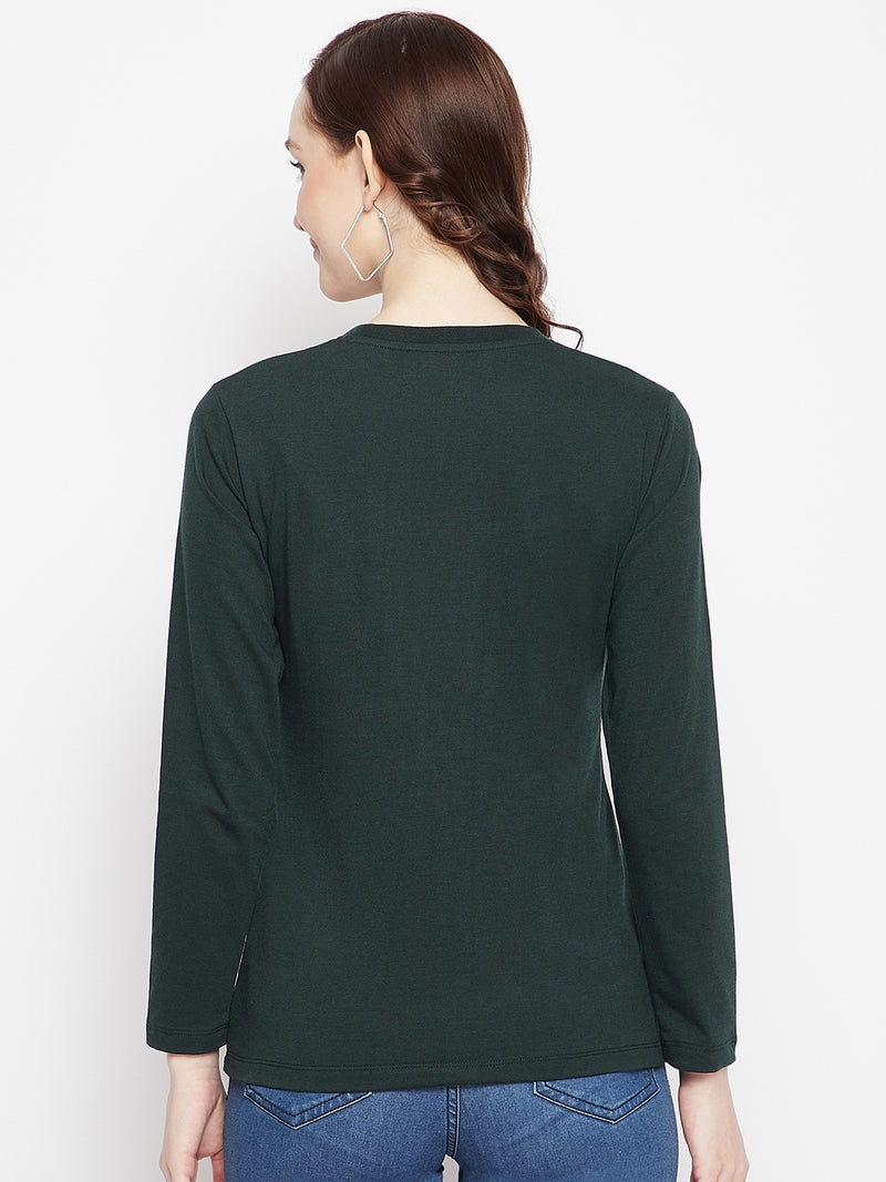 WOMEN COTTON FULL SLEEVE T-SHIRT