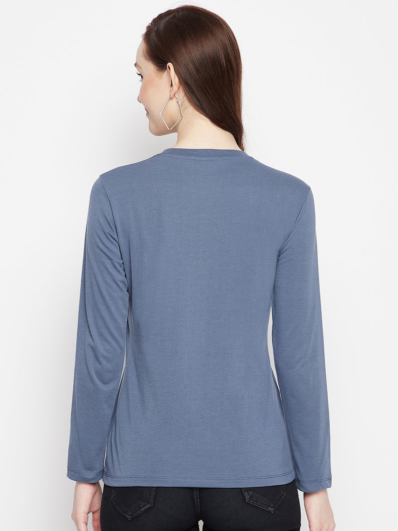 WOMEN COTTON FULL SLEEVE T-SHIRT