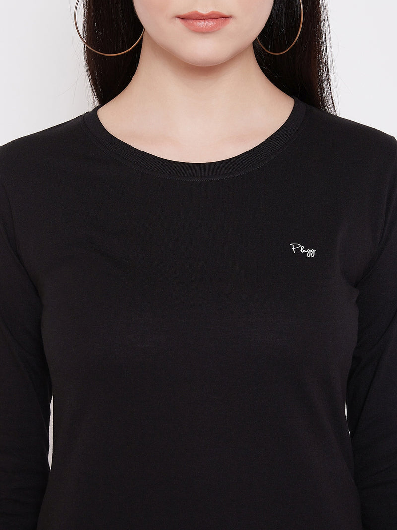 WOMEN COTTON FULL SLEEVE T-SHIRT
