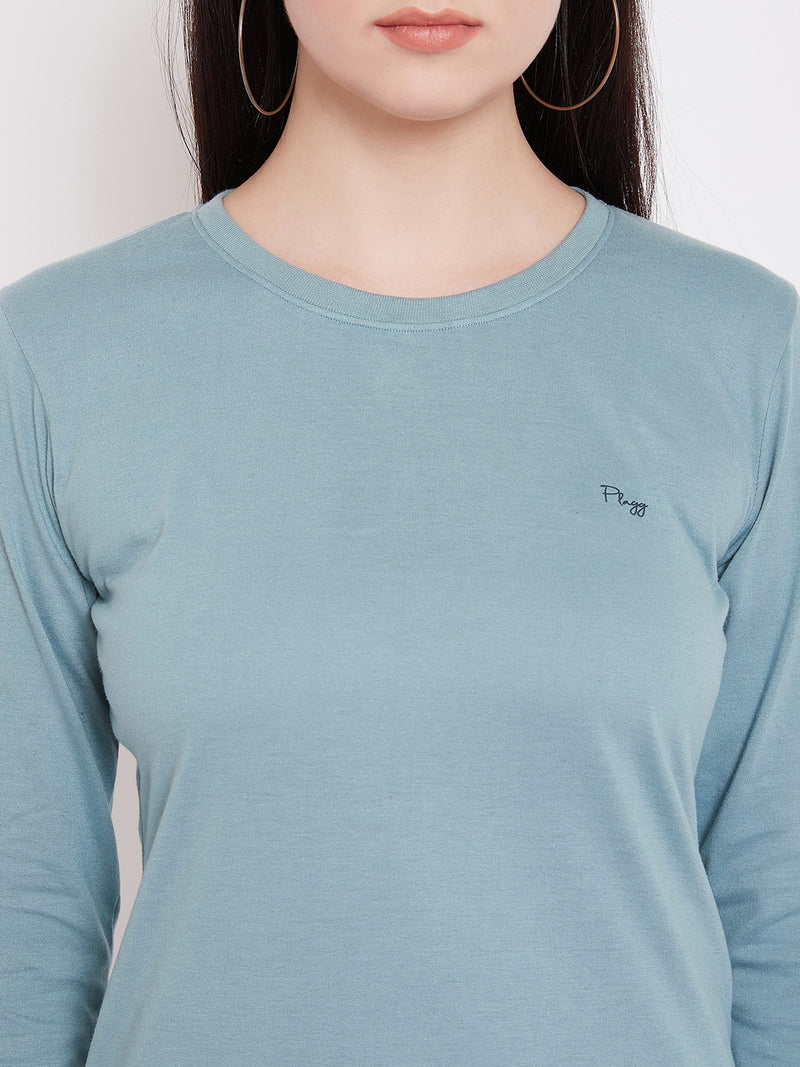 WOMEN COTTON FULL SLEEVE T-SHIRT