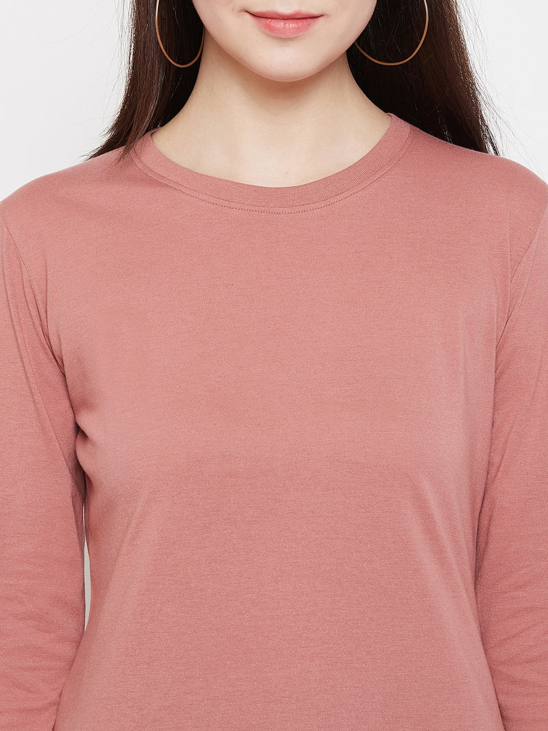 WOMEN COTTON FULL SLEEVE T-SHIRT