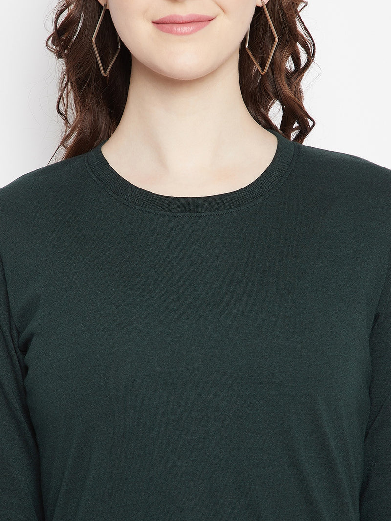 WOMEN COTTON FULL SLEEVE T-SHIRT