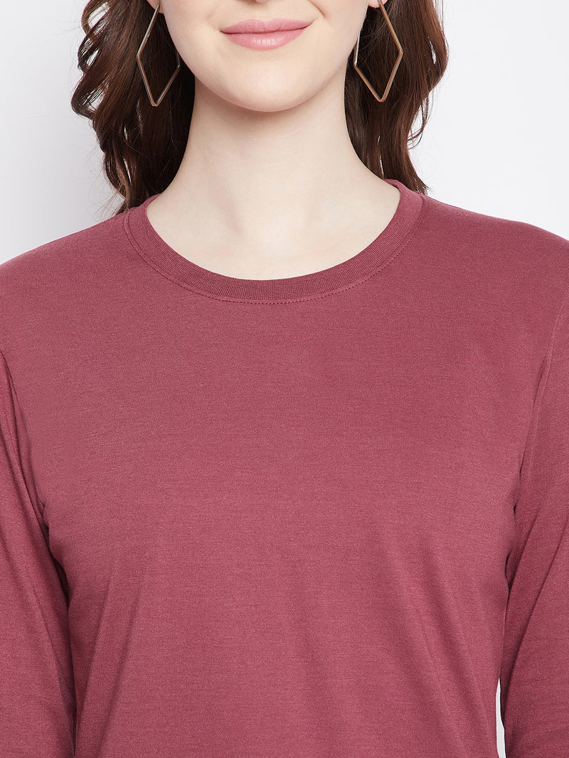 WOMEN COTTON FULL SLEEVE T-SHIRT