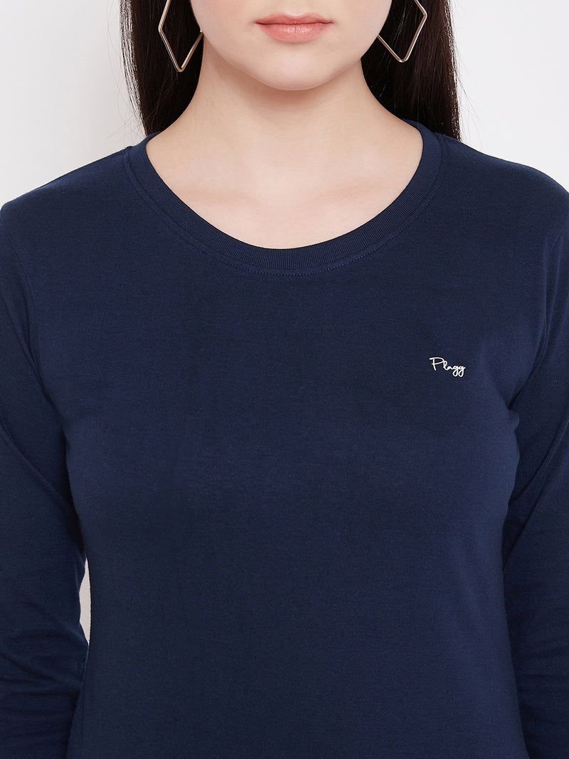 WOMEN COTTON FULL SLEEVE T-SHIRT