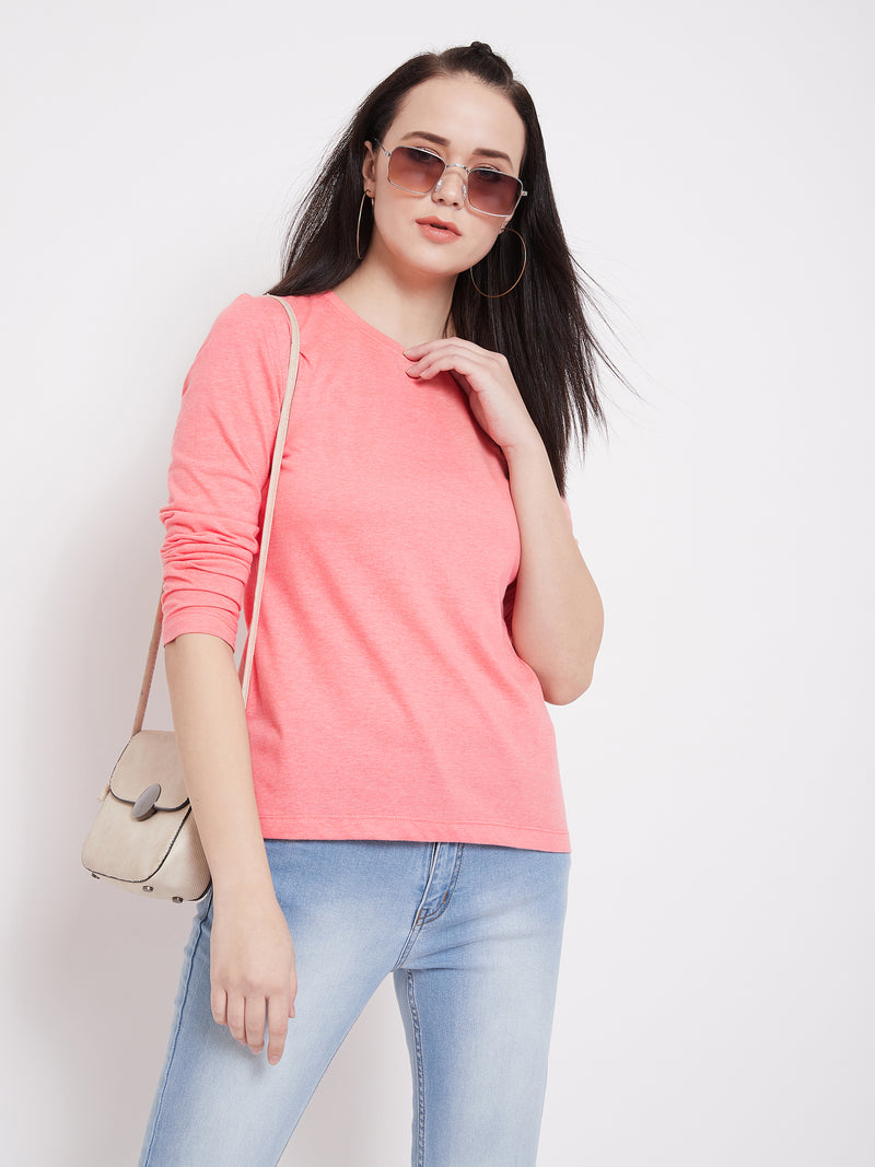 WOMEN COTTON FULL SLEEVE T-SHIRT