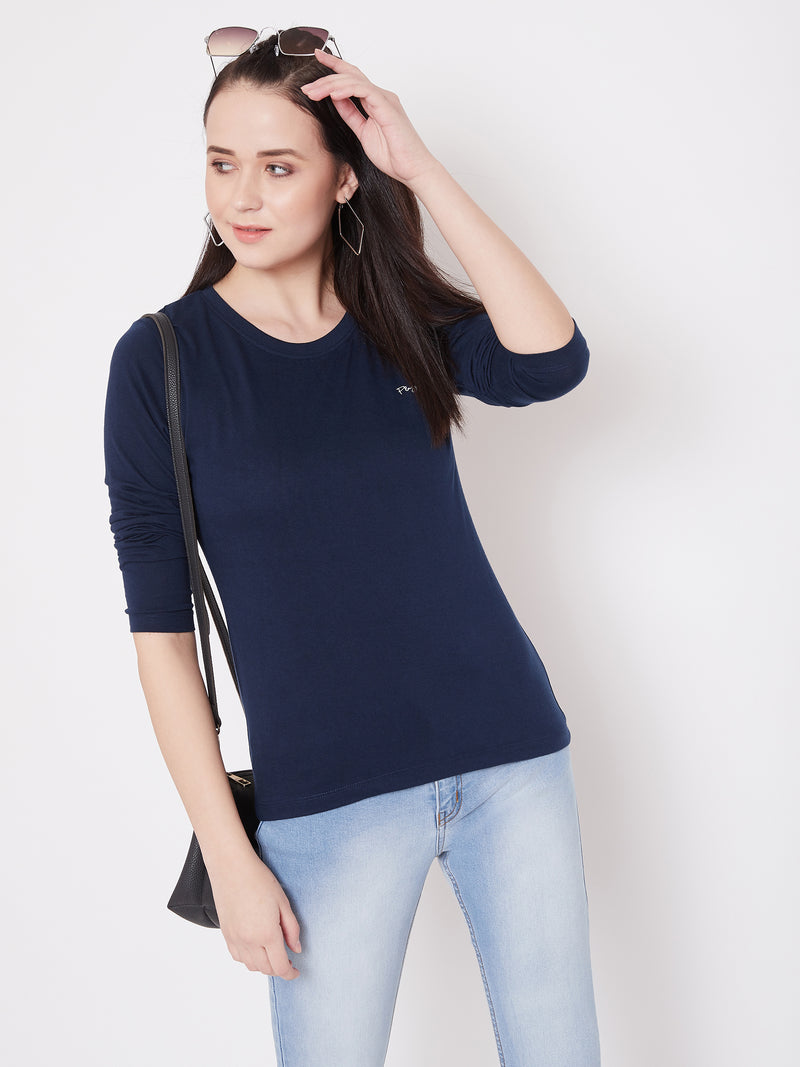 WOMEN COTTON FULL SLEEVE T-SHIRT